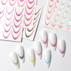 French nail decals