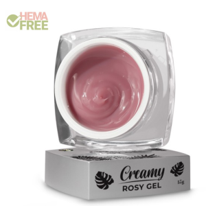 creamy rosy HEMA free hard gel